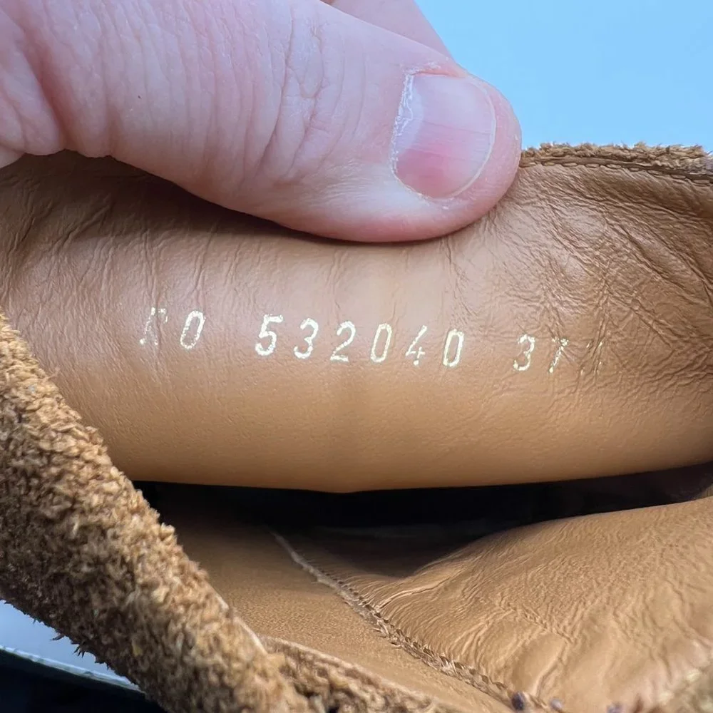 Saint Laurent Brown Leather Suede Wyatt Harness Boots/ New without Box - Picture 7 of 13